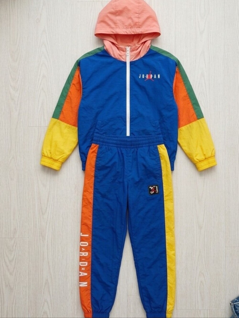 [[Jordan]] Kids' Colorblock Windbreaker Set
